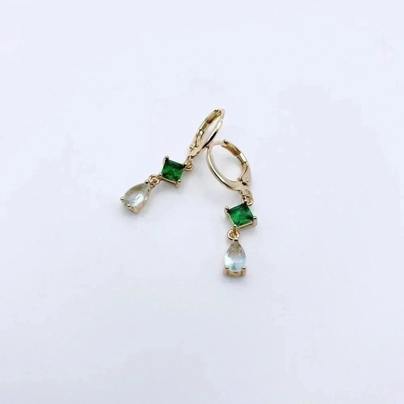 JCD Jewelry - Huggie HOOPS Drop Earrings